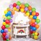 60pcs Red, Black & Gold Balloons – 12in Halloween & Thanksgiving Balloon Arch Kit, Birthday, Bachelorette, Graduation Party Decorations